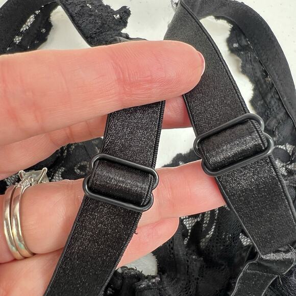 Smart And Sexy 42DD Bra Signature Lace Unlined Underwire In Black SA964 - Picture 6 of 16